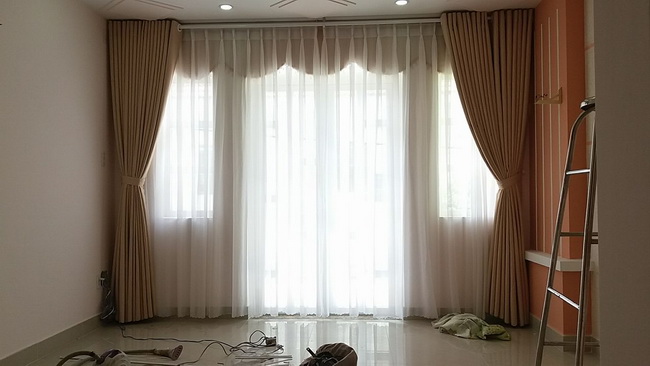 rèm vải 2 lớp đẹp