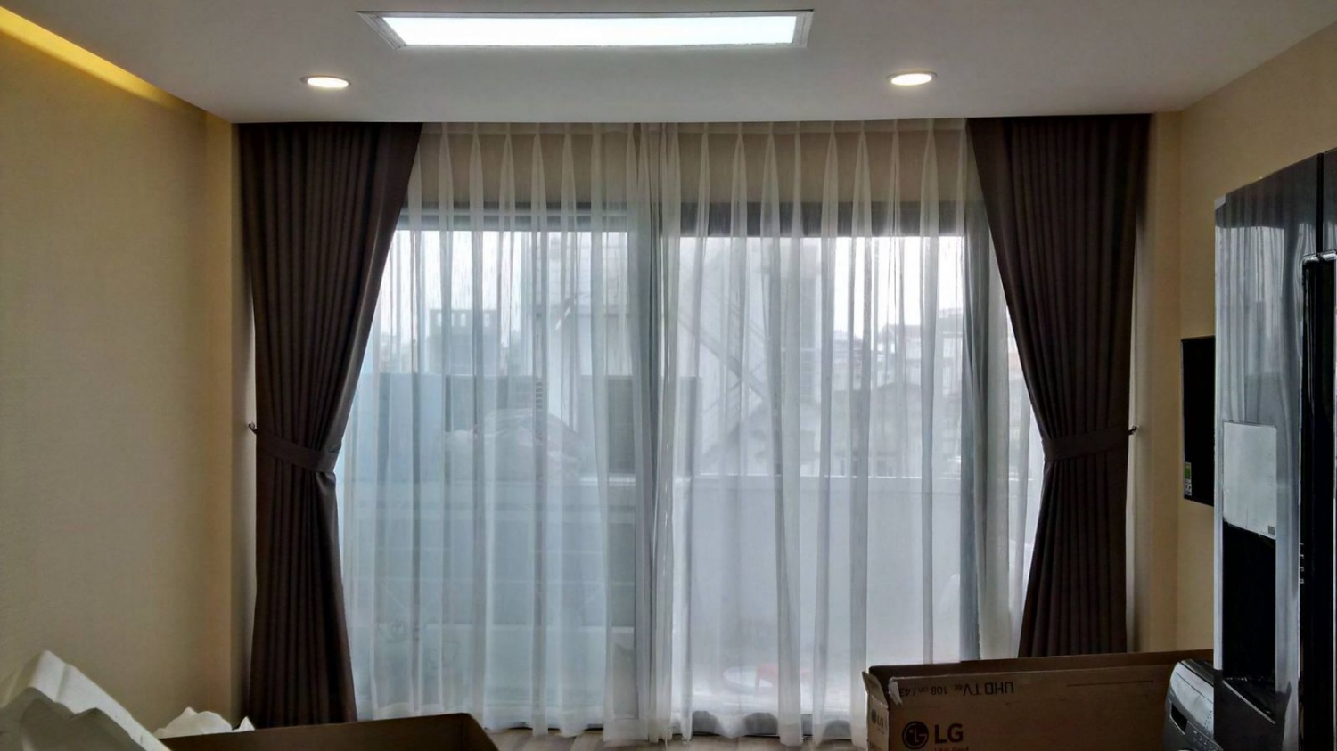 rèm vải 2 lớp